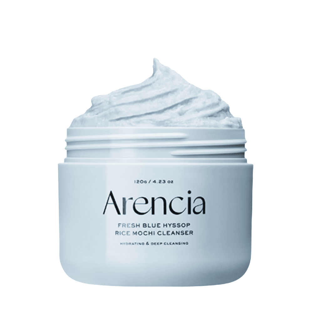 Arencia Blue Hyssop Rice Mochi Cleanser