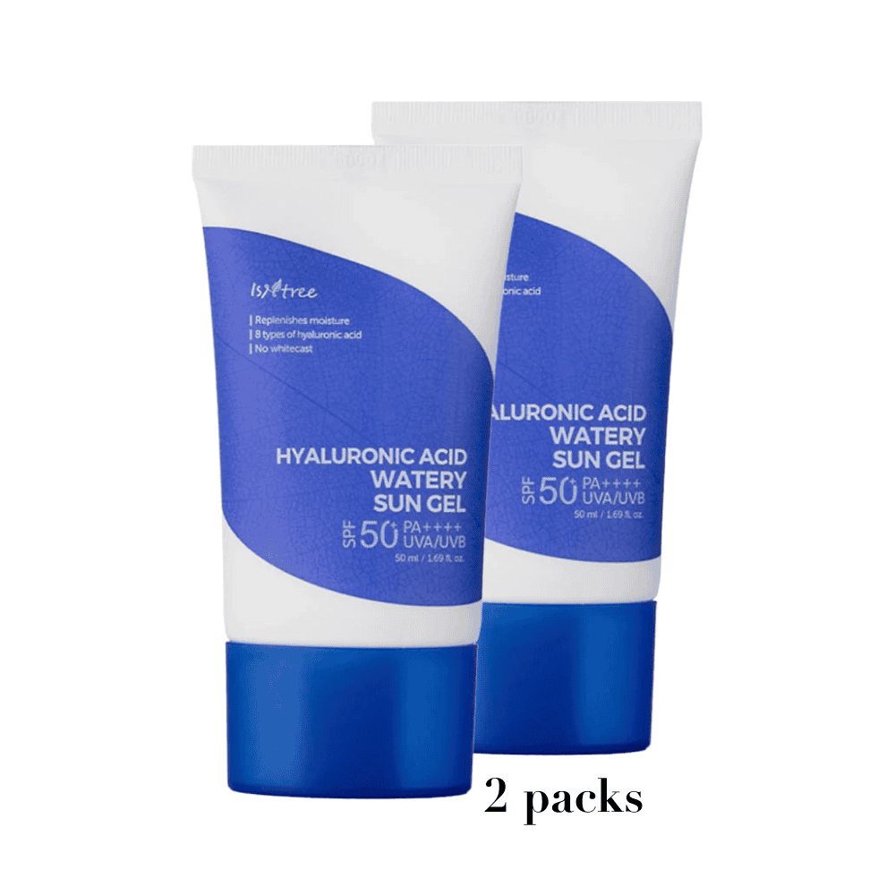 Isntree Hyaluronic Acid Watery Sun Sunscreen Gel SPF 50+ PA++++ Sonnencreme 2EA