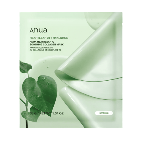 KEAUTI Masken Box Anti Akne: Anua Heartleaf 70 Soothing Collagen Mask