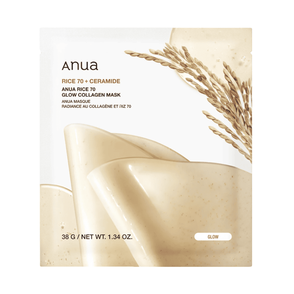 Anua Rice 70 Glow Collagen Mask