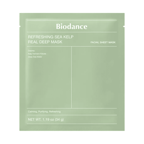 KEAUTI Masken Box After Sun: Biodance Refreshing Sea Kelp Real Deep Mask