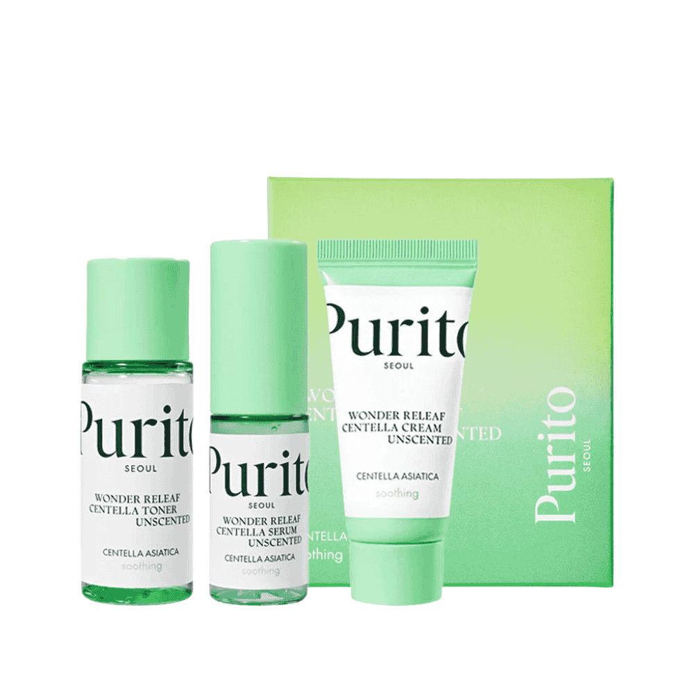 Purito Seoul Wonder Releaf Centella Mini Kit Unscented