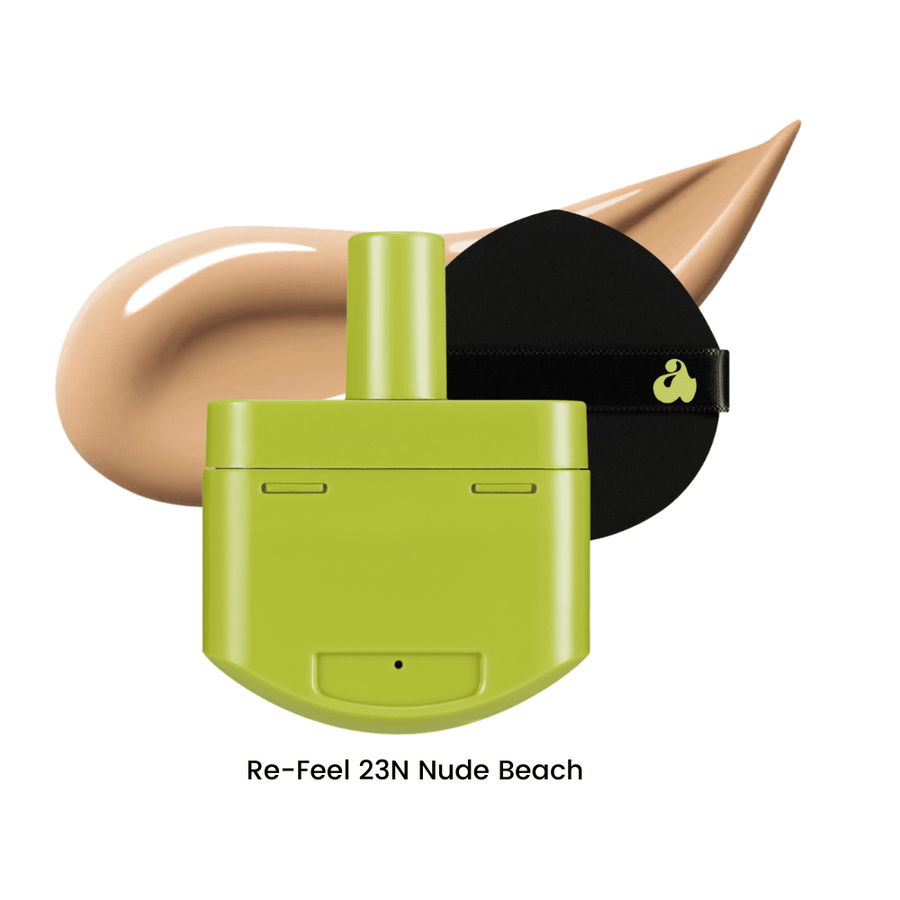 UNLEASHIA Satin Wear Healthy-Green Cushion Re-Feel 23N Nude Beach