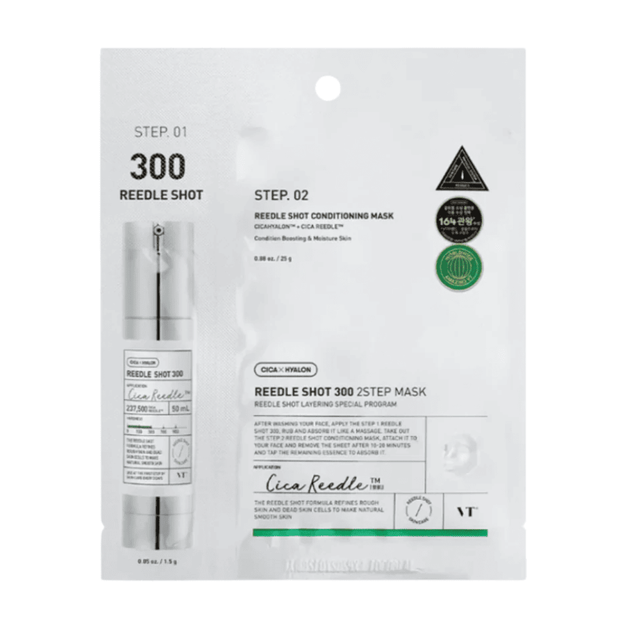 VT COSMETICS Mild Reedle Shot 300 2-Step Face Mask
