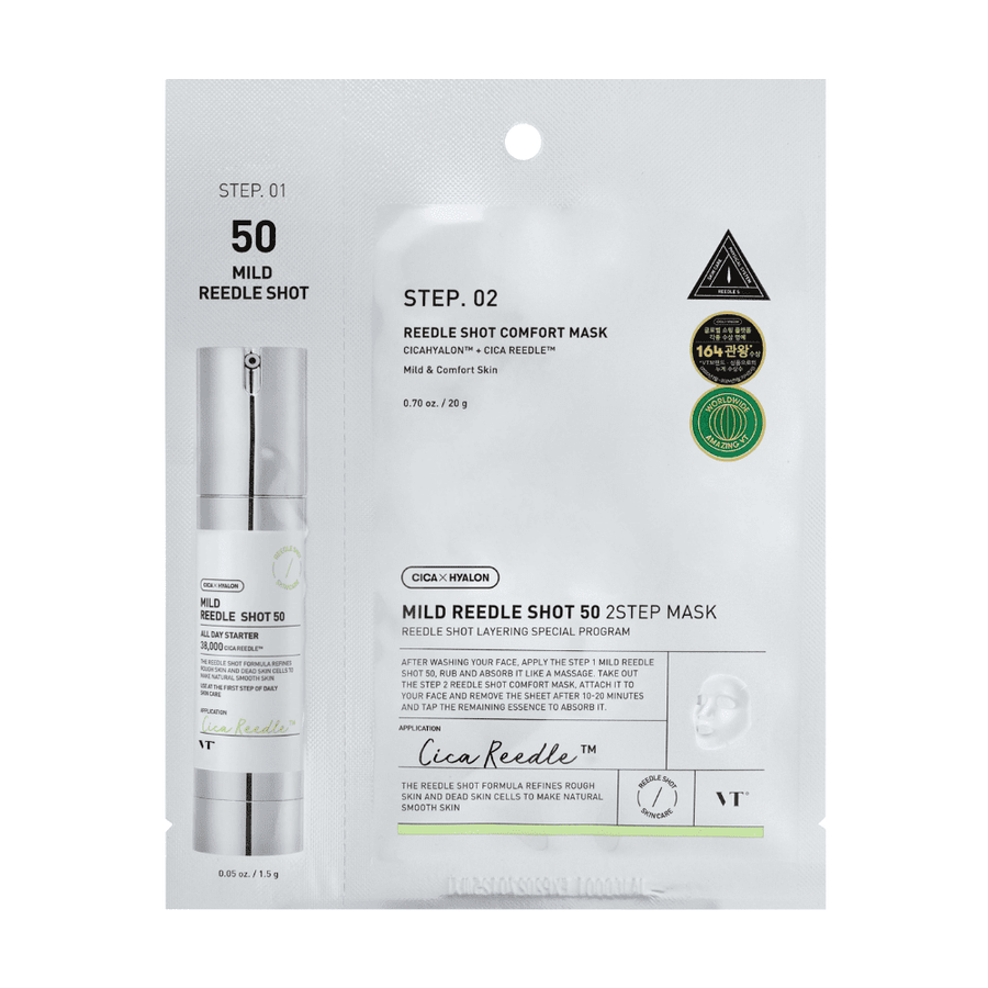 VT COSMETICS Mild Reedle Shot 50 2-Step Face Mask