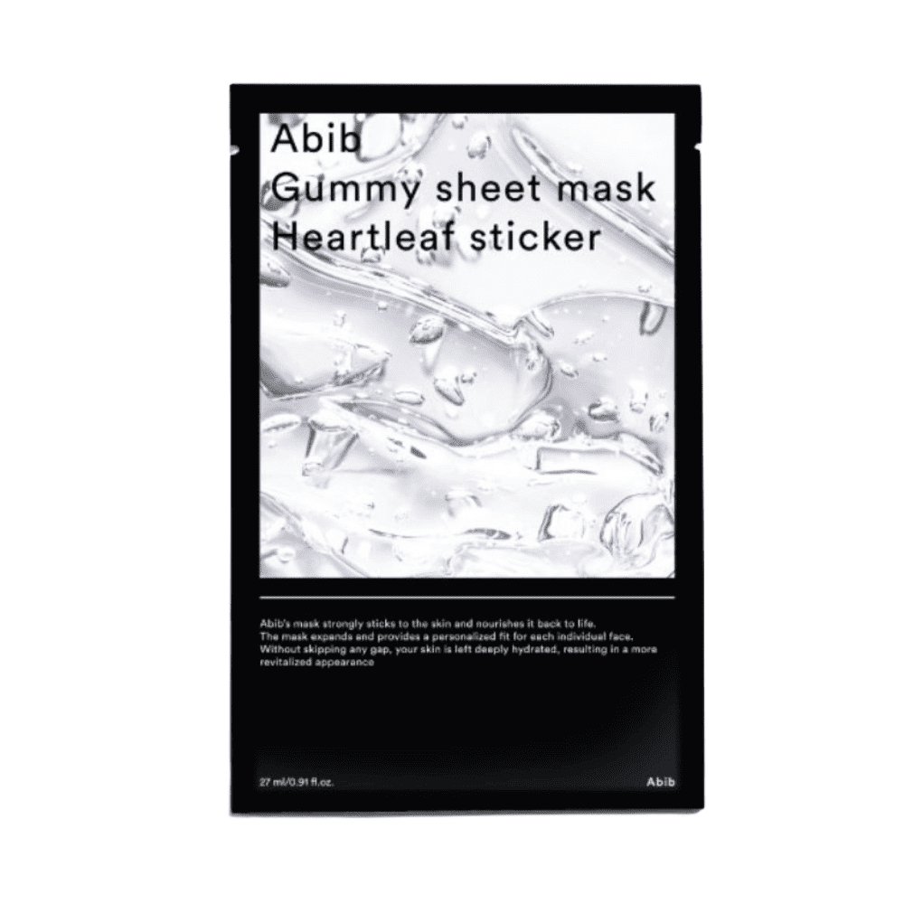 ABIB Gummy Sheet Mask Heartleaf Sticker