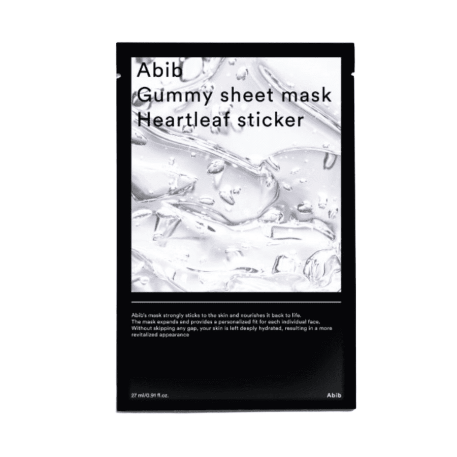ABIB Gummy Sheet Mask Heartleaf Sticker
